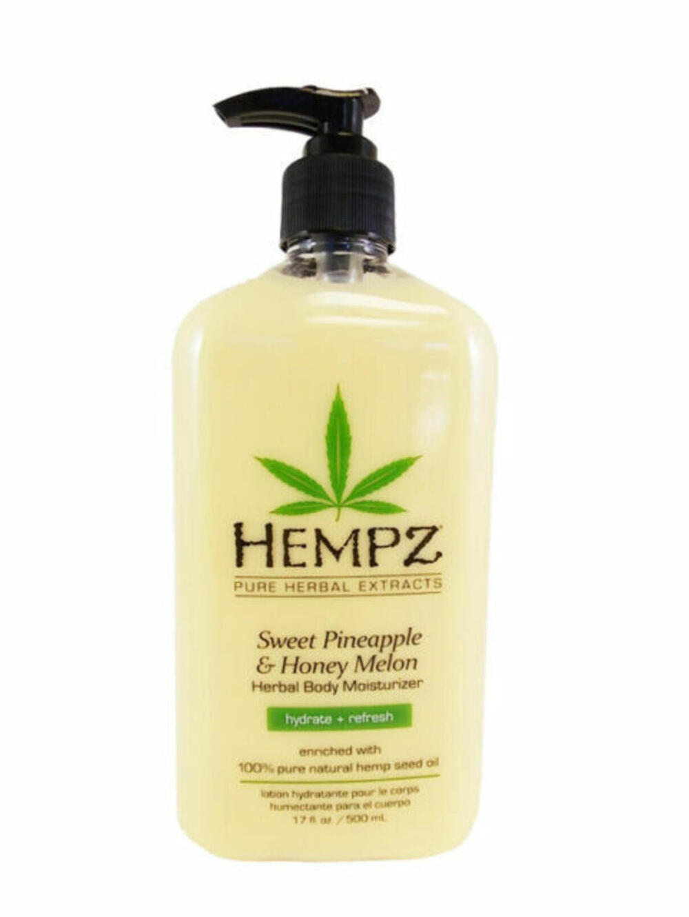 Hempz Sweet Pineapple and Honey Melon Herbal Body Moisturizer  17oz New